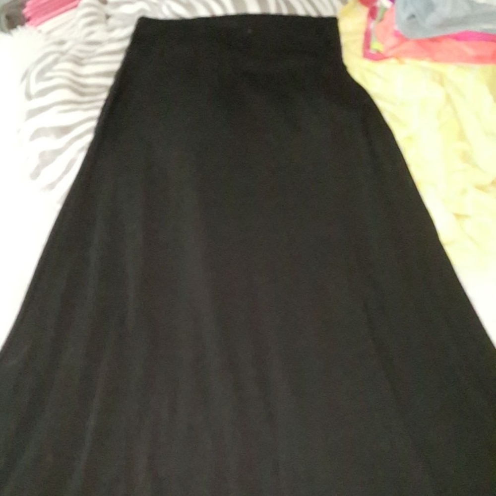 Girls Long Black Skirt.